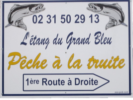 l'etang du grand bleu à caumont-sur-orne - Le Hom, Normandie